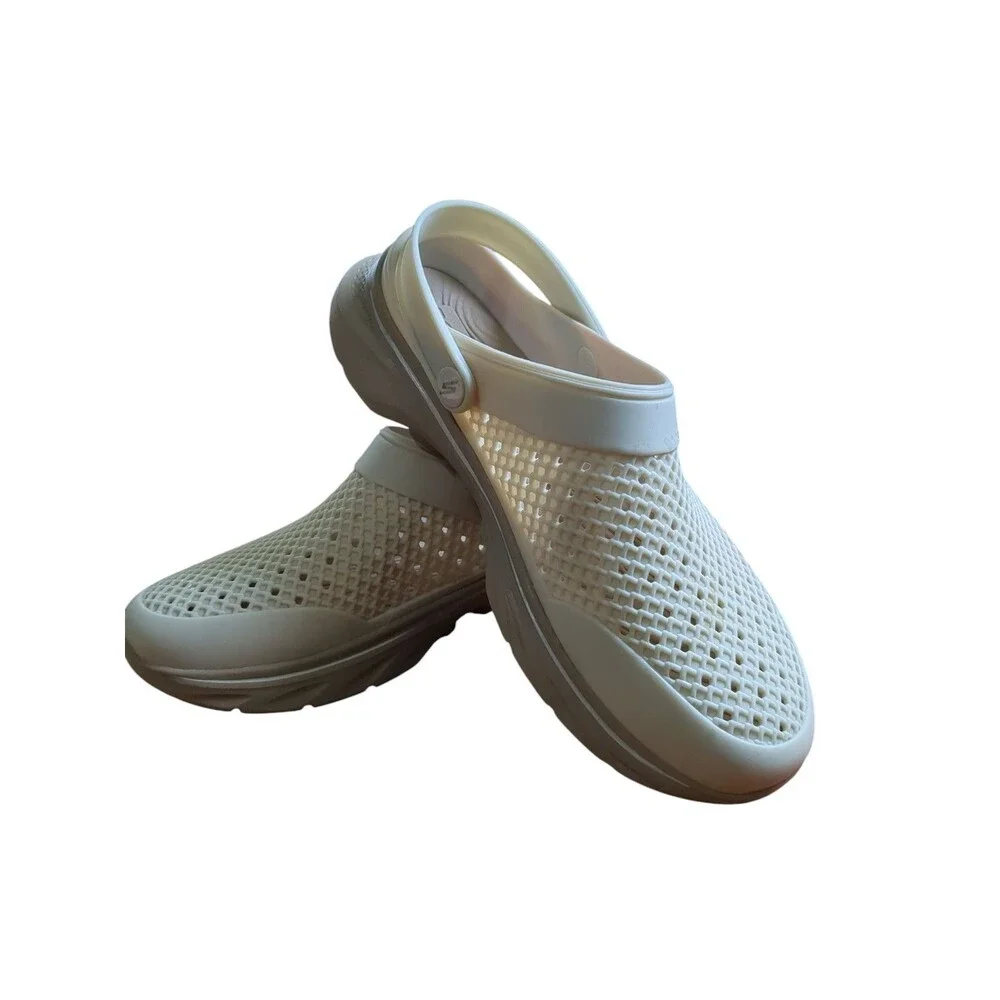 Skechers Women Go Walk Foamies Womens Size 10 Natural - Picture 6 of 10